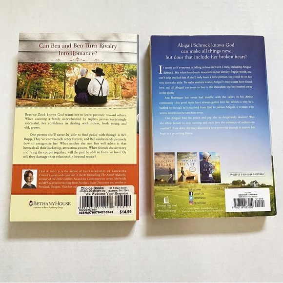 Becoming Bea By Leslie Gould & A Love Made New By Kathleen Fuller - Amish Love - Picture 2 of 2